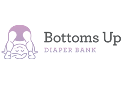 bottoms up diaper bank logo